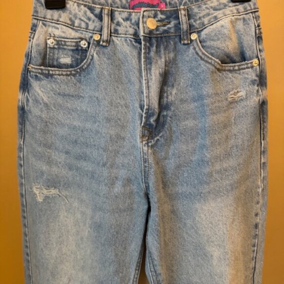 Edikted High-Rise Wide Leg Jean, Size Small - Picture 1 of 4